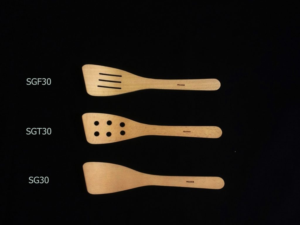 Les spatules galbées