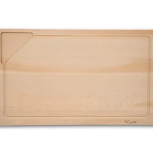 MATHILDE / Planche à découper en  HETRE – Naturel de l’Artisanat Française