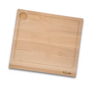 PEARL / Planche à découper à REBORD en  HETRE – Naturel de l’Artisanat Française